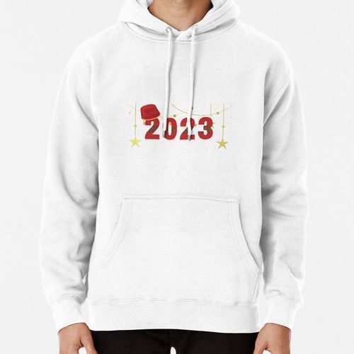 product_image_name-Generic-happy new year funny Morocco 2023 Sweat à capuche épais-1