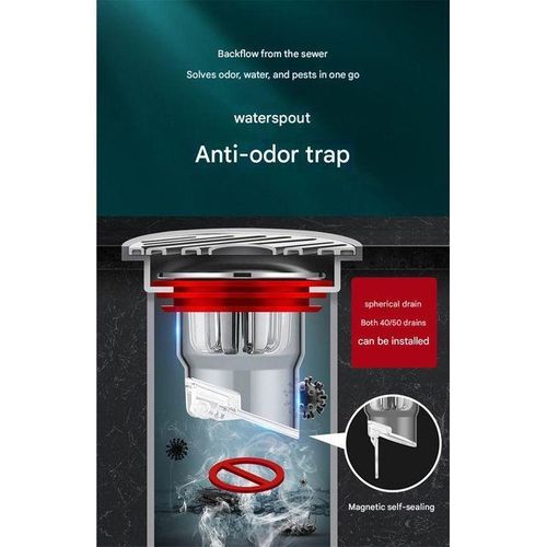 product_image_name-Generic-Bouchon de Vidange Anti-Odeurs avec Système Anti-Reflux – Installation Facile, Hygiénique et Durable pour Salle de Bain, WC, Douche et Cuisine-3