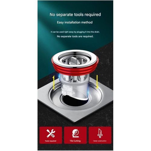 product_image_name-Generic-Bouchon de Vidange Anti-Odeurs avec Système Anti-Reflux – Installation Facile, Hygiénique et Durable pour Salle de Bain, WC, Douche et Cuisine-4