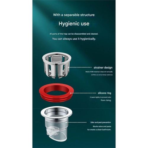 product_image_name-Generic-Bouchon de Vidange Anti-Odeurs avec Système Anti-Reflux – Installation Facile, Hygiénique et Durable pour Salle de Bain, WC, Douche et Cuisine-5