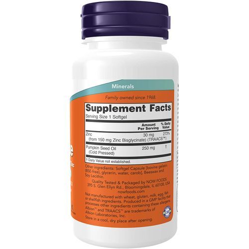 product_image_name-Now Foods-جليسينات الزنك، 120 كبسولة هلامية , ZINC GLYCINATE, 120 SOFTGELS-3