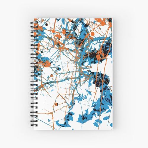 Generic Branches in Winter Spiral Notebook Bloc note