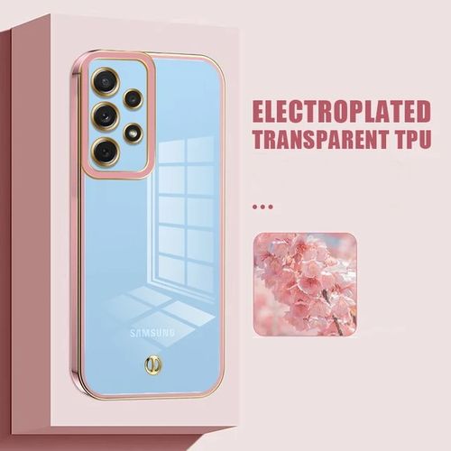 product_image_name-Case-Coverture pour Samsung A13 pochette,touch confort,transparent Gold/Rose-1