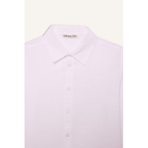 product_image_name-Defacto-Chemise en lin à manches longues Coupe régulière pour garçon-7