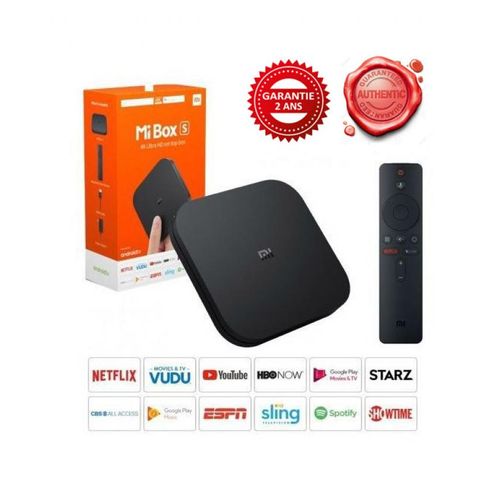 XIAOMI Mi box S 4K TV Box Cortex-A53 Quad Core 64 bits Android 8.1 2 GB + 8 GB