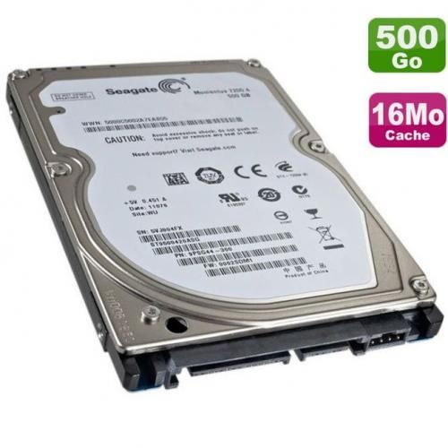 Segente Disque Dur 500Go SATA 2.5 pour PC Portable 16Mo 500GB