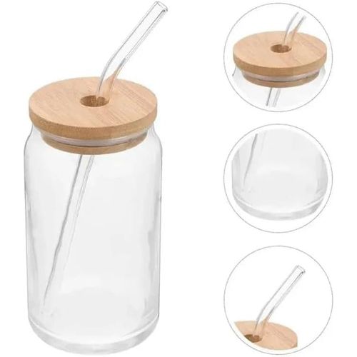product_image_name-Generic-Verre multifonction avec paille et couvercle en bois-8