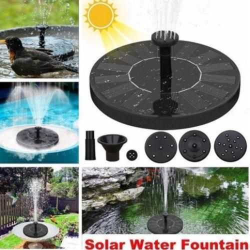 Generic Petite fontaine à eau solaire pour décoration et bain d