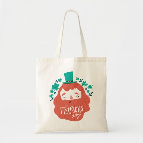 product_image_name-Generic-Tote bag good saint patrick's day cute doodle leprechaun Unique, haute qualité-1