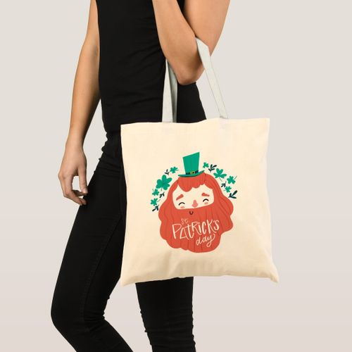 product_image_name-Generic-Tote bag good saint patrick's day cute doodle leprechaun Unique, haute qualité-3
