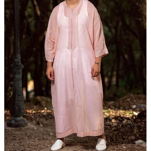 product_image_name-Generic-Gandoura soussdi a la main Homme - Beige-2