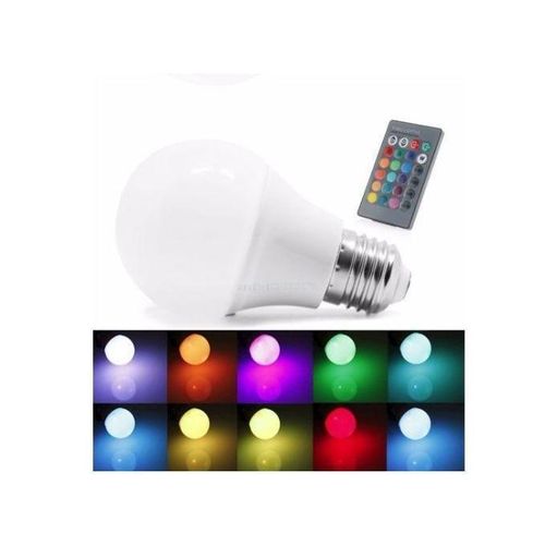 product_image_name-Generic-85-265 V 10/15 W E27 RVB Led Changement de Couleur Lampe Ampoule + Télécommande-1