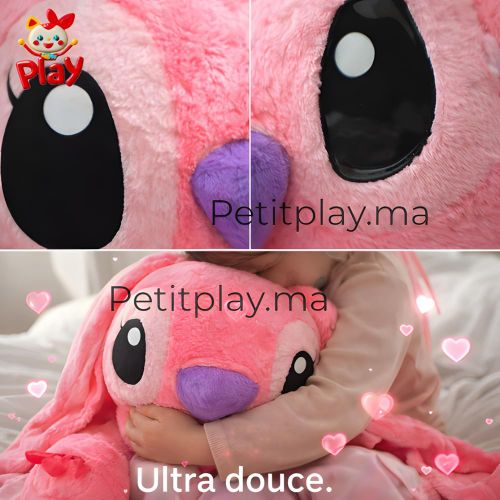 product_image_name-Generic-Grande Peluche Rose LILO Ultra Douce – Doudou Géant Enfant 75 cm – Cadeau Fille & Bébé-4