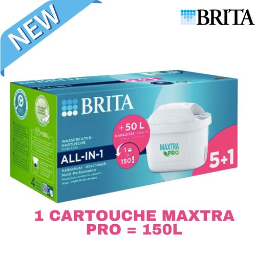 Brita Nouveau Pack 6 x Cartouche filtrante à eau (150 l) Original MAXTRA  PRO à prix pas cher