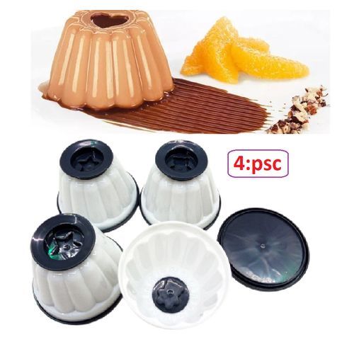 Generic Moules à flan en plastique, Lot de 12 Pcs, Moules