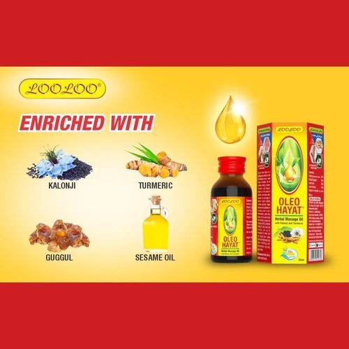 product_image_name-Looloo-Huile de massage ayurvédique Oleo Hayat à base de plantes Kalonji & Le curcuma répare l’huile de la peau, Répare la peau sèche et craquelée, Combat les infections fongiques-3