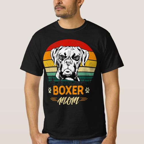 Generic Dogs 365 Boxer Mom Dog Gift For Women T Shirt unique design t shirt tres bon qualite