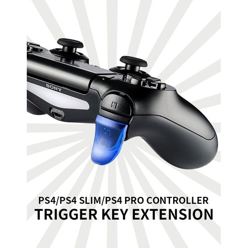 Boutons Trigger L2 R2 De Rechange Pour Manette PS4 - Lot De 2, Couleur Noir