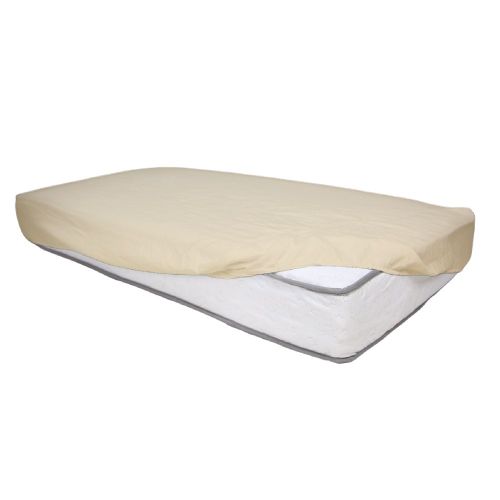 Drap Housse Beige Antiallergique Bébé 60x120 cm