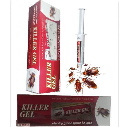 Killer gel anti cafards sous forme de seringue très efficace 10g KILLER GEL  DP1086621
