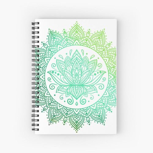 product_image_name-Generic-« La renaissance du lotus » - Mandala 4 Cahier à spirale Adult Coloring Book-1