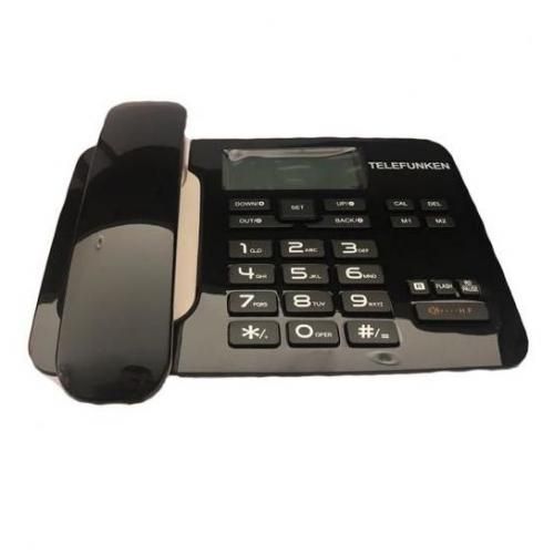 Telefunkuen Téléphone Fixe Filaire Bureau TB301 - TecnoCity