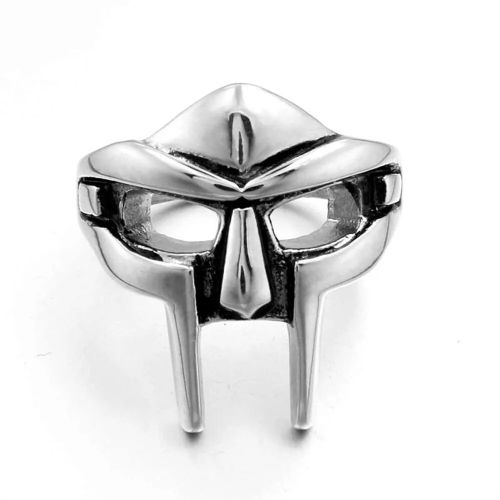 Generic bague de masque Mf Doom GAME bague de gladiateur punk en acier inoxydable