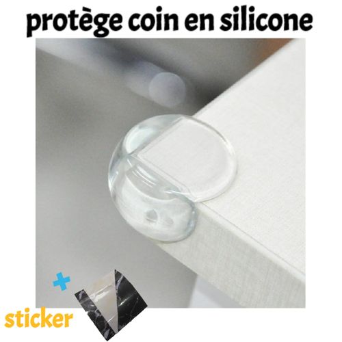 4 X PROTÈGE coins en silicone Bébé Enfant Protection Angle