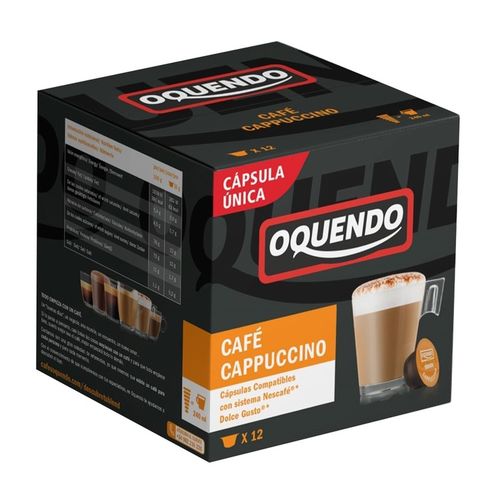 Oquendo Cappuccino compatibles Dolce Gusto 16 capsules à