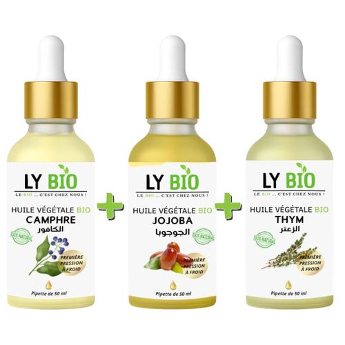 product_image_name-LY BIO-PACK HUILE CAMPHREE 50ML - PIPETTE + HUILE JOJOBA 50ML - PIPETTE + HUILE THYM 50ML - PIPETTE-1