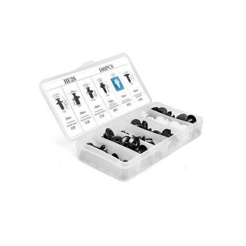 product_image_name-Generic-100 PCS Kits de clips de fixation de voiture,Rivet de Garde-Boue,exacpille-4