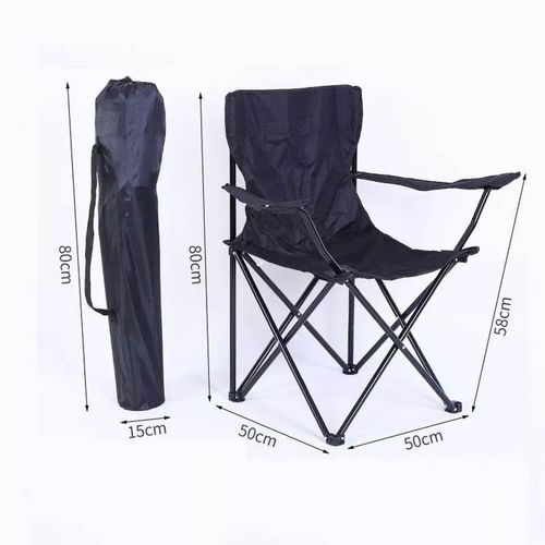 product_image_name-Generic-Chaise de Camping pliante, Portable, pour la plage, la pêche, le pique-nique...-2