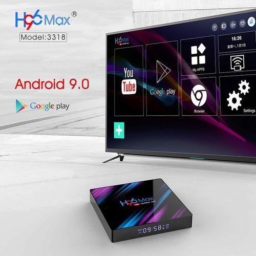 H96 H96 TVBOX H96 MAX 4GB RAM+64GB ROM Android 9 + TV &amp; VOD