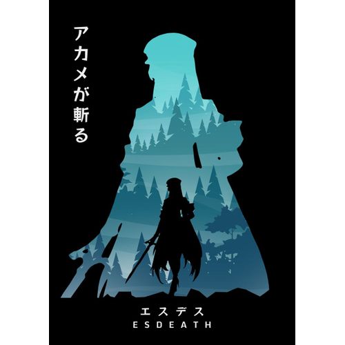 product_image_name-Generic-Akame ga kill esdeath  Poster Chambre Haute Qualité-1