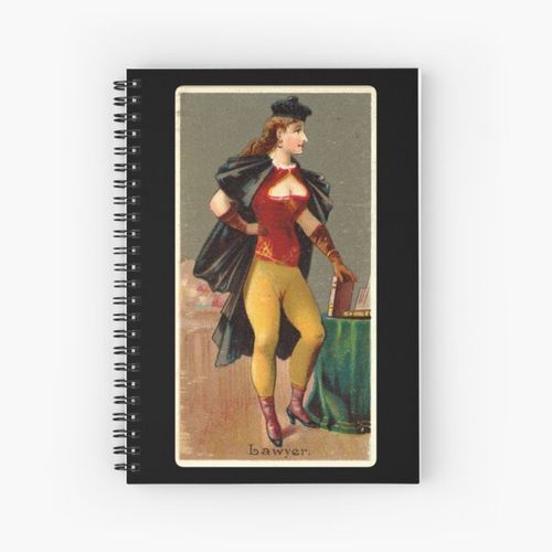 product_image_name-Generic-Lawyer - Remastered Vintage Artwork from 1887 Spiral Notebook Bloc note-1