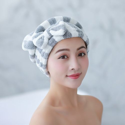 Generic Bonnet de douche pour femmes, serviette à séchage rapide à prix pas  cher