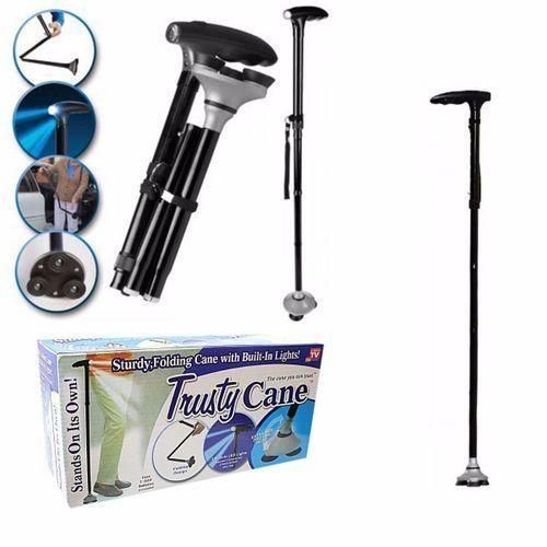 product_image_name-Generic-Trusty Cane Canne de marche pliante & médicale / Canne pliante Autoportante avec lumière LED - utile & pratique-1