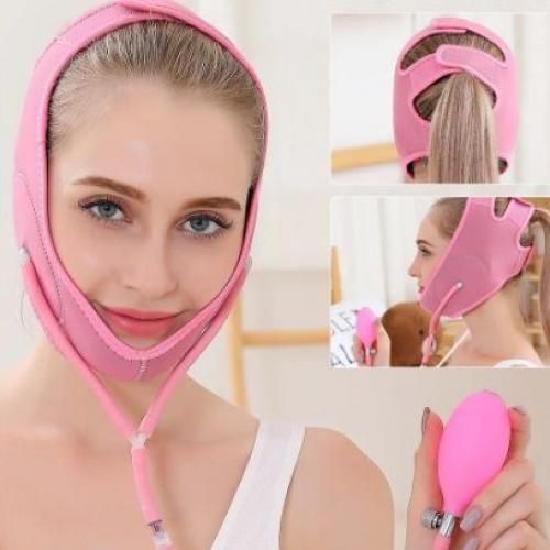 product_image_name-Generic-Ceinture pour le visage sous pression, Bande lifting, sangle réducteur à double menton-6