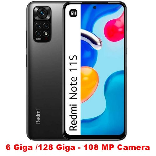 Redmi Note 11S 6,5" (6Go, 128Go) MediaTek Helio G 96 -108MP/16MP- Gris