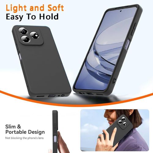 product_image_name-Case-غطاء سيليكون سائل لهاتف Honor 400 Lite 5G - أسود-3