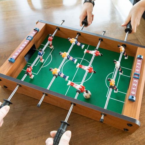 Generic Baby-Foot Mini babyfoot Enfants Adulte Jeu de Table Soccer de Voyage  RWT-232