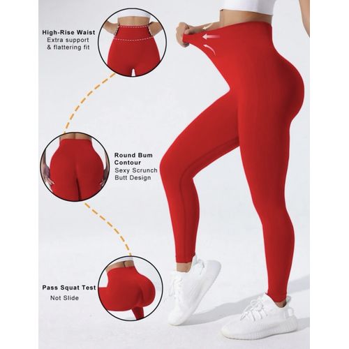 Legging rouge pas cher hot sale