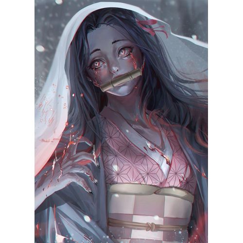 product_image_name-Generic-Nezuko demonslayer  Poster Chambre Haute Qualité-1