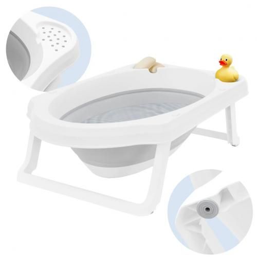 Generic Baignoire pour bébé pliable confort, faciles à plier et à ouvrir  Baignez-vous ton bébé tout seul à prix pas cher