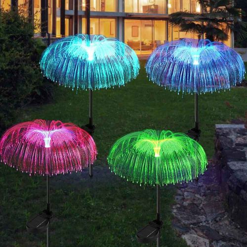 Lot de 8 Lampe solaire Éclairage Extérieur Jardin Lumière