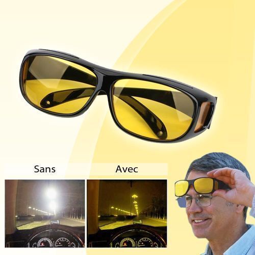 Fashion Lunettes De Vision Nocturne Anti-reflets - Prix pas cher