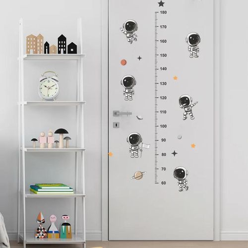 product_image_name-Generic-Autocollant Cartoon Astronaut Height Scale Wall Sticker Kids Room Decoration -6