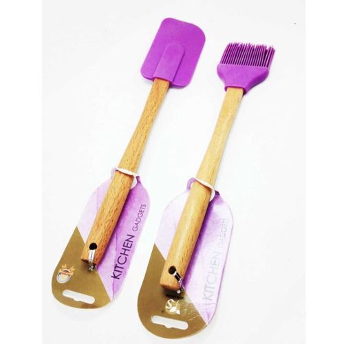 Pinceau Cuisine,Brosse à Huile avec Manche en Bois,Pinceau à