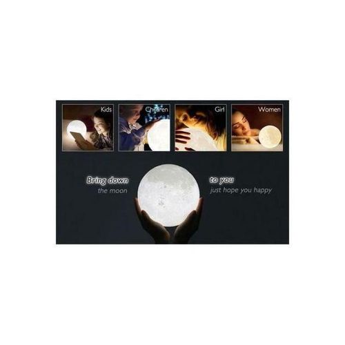 product_image_name-Generic-3D Moon Lamp Night Light Imprimé Lampe avec USB Rechargeable Tactile Luminosité-6