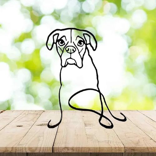 product_image_name-Generic-منحوتة فنية معدنية للكلاب - هدية شخصية -2